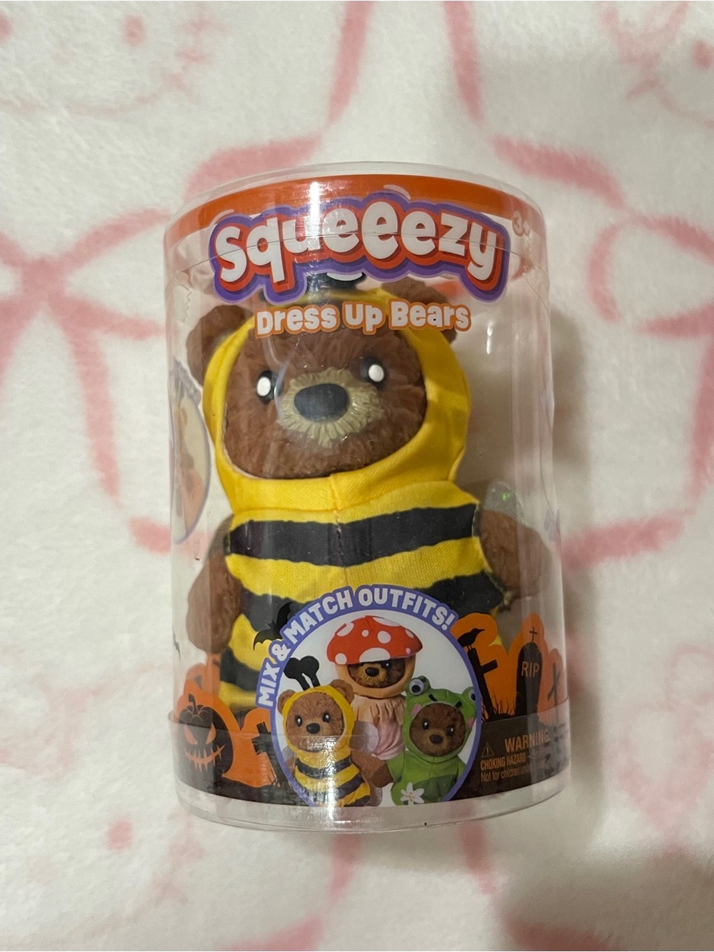 Toymendous Squeeezy Dress Up Bears Bumble Bee Costume